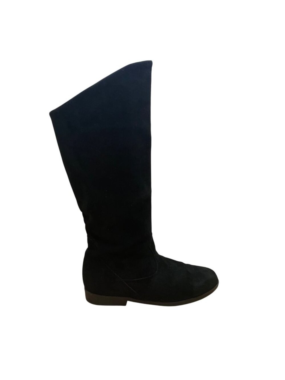 Jack Sprat Women’s Black Faux Suede Knee High Pirate Boots Size 7M